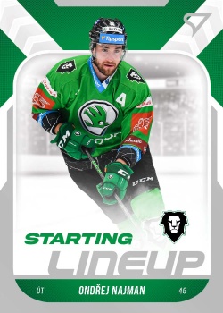 Ondrej Najman Mlada Boleslav Tipsport ELH 2022/23 SportZoo 2. serie Starting LINEUP #SL-23